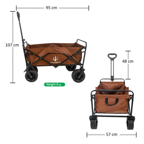 BYFT Collapsible Camping Cart Trolley