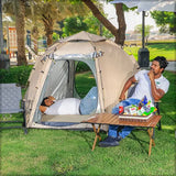 BYFT Cream Pop up Camping Tent with Carry Bag (Tent Only)