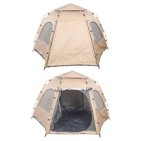 BYFT Cream Pop up Camping Tent with Carry Bag (Tent Only)