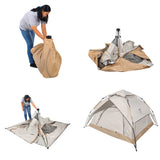 BYFT Foldable Polyester Pop-up Camping Tent