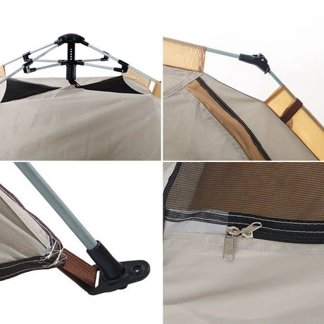 BYFT Foldable Polyester Pop-up Camping Tent