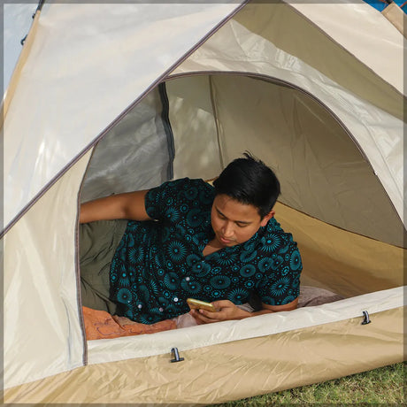 BYFT Foldable Polyester Pop-up Camping Tent
