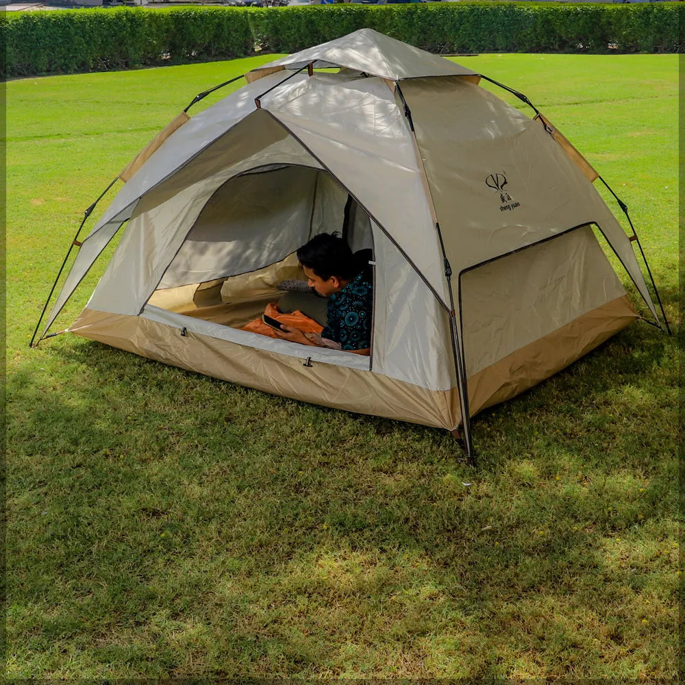 BYFT Foldable Polyester Pop-up Camping Tent