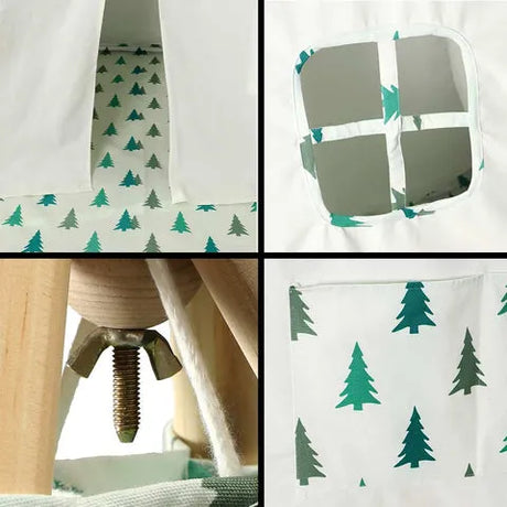 BYFT Foldable Teepee Tent For Kids