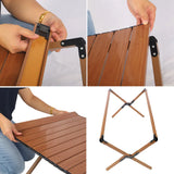 BYFT Folding Lightweight Aluminum Camping Table