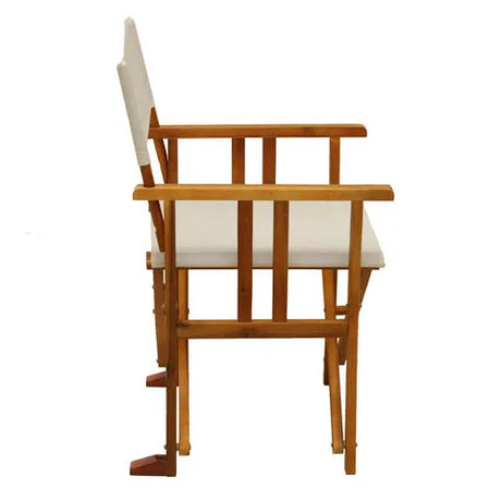 BYFT Outdoor Wood Fabric Folding Chair