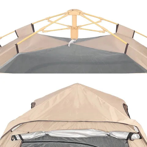 BYFT Pop up Camping Tent with Awning