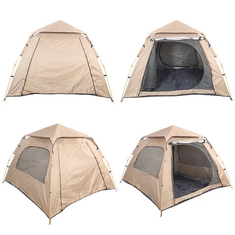 BYFT Pop up Camping Tent with Awning