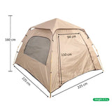 BYFT Pop up Camping Tent with Awning