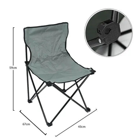 BYFT Portable Folding Camping Chair with Carry Bag
