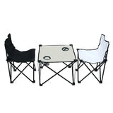 BYFT Set of 2 Folding Chairs With Folding Table