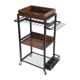 BYFT Wooden Storage Cart