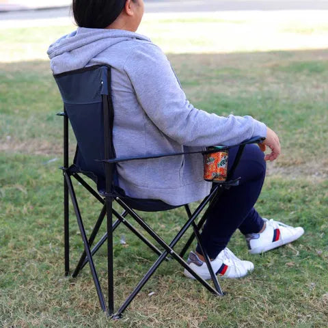 BYFT Camping Chair, Foldable Chair with Armrests and Cup Holder (Chair Only)