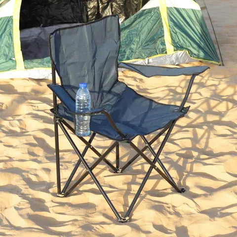 BYFT Camping Chair, Foldable Chair with Armrests and Cup Holder (Chair Only)
