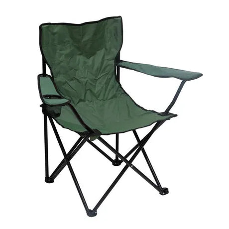BYFT Camping Chair, Foldable Chair with Armrests and Cup Holder (Chair Only)