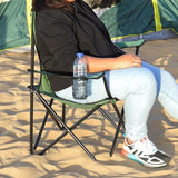 BYFT Camping Chair, Foldable Chair with Armrests and Cup Holder (Chair Only)