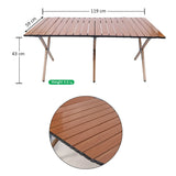 BYFT Folding Lightweight Aluminum Camping Table