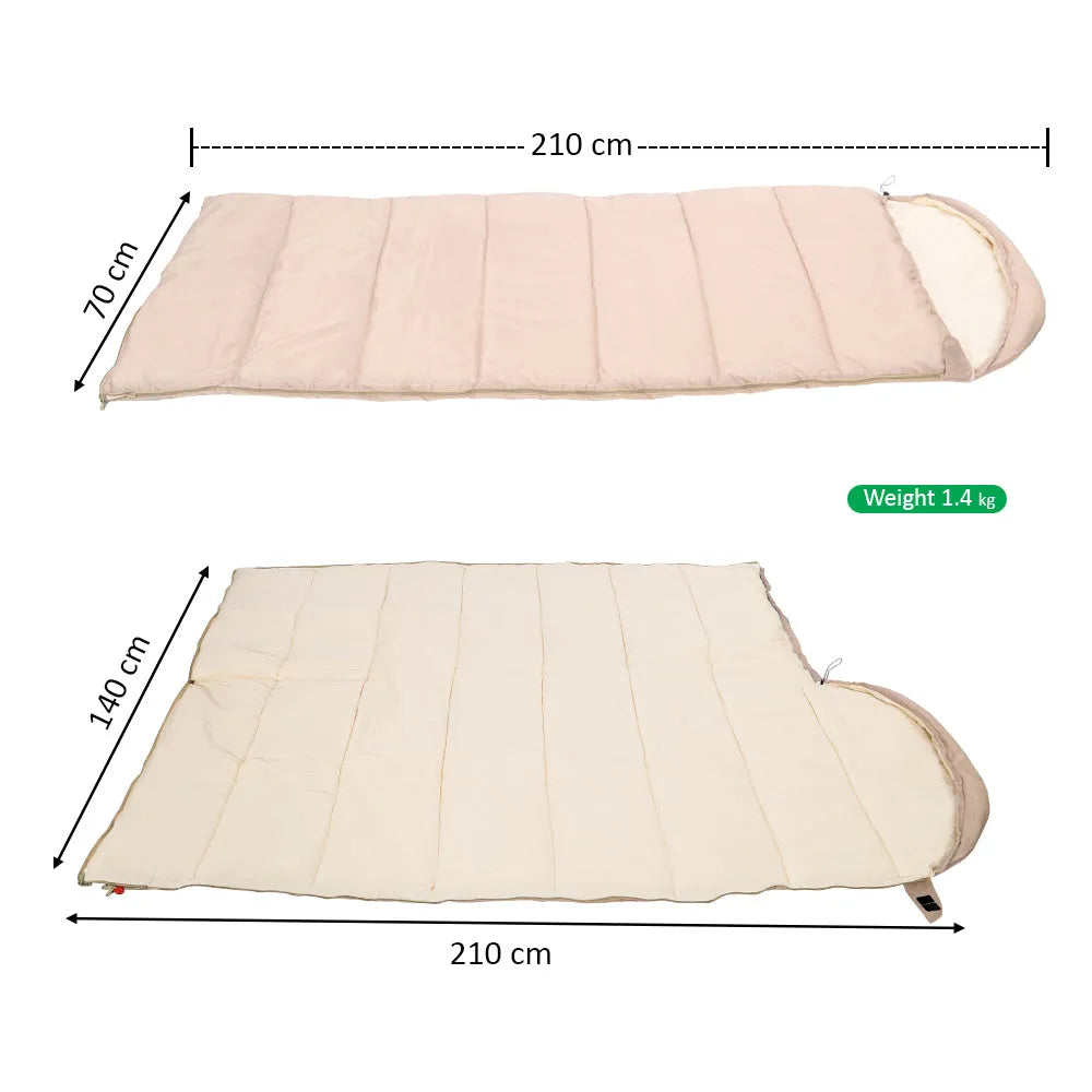 BYFT Outdoor Camping Single Sleeping Bag