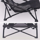 BYFT Patio Lounge Low Height Chair with Arm Rest for Reading Garden Chair