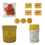 D Viswa Lakshmi Pooja Kit with Cow Ghee Diya Batti & Shubh Labh