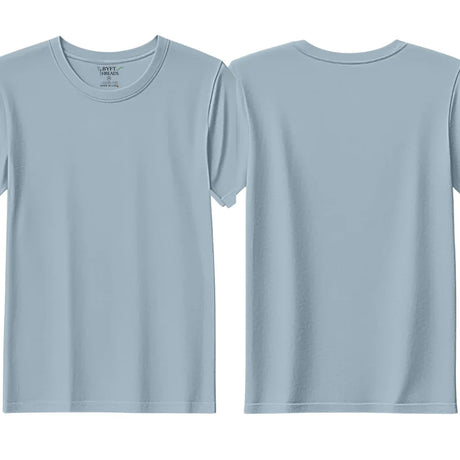 BYFT Threads Round Neck Plain T-Shirt