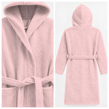 BYFT Daffodil Kids Hooded Bathrobe Luxury Cotton Soft, Absorbent, Quick-Dry