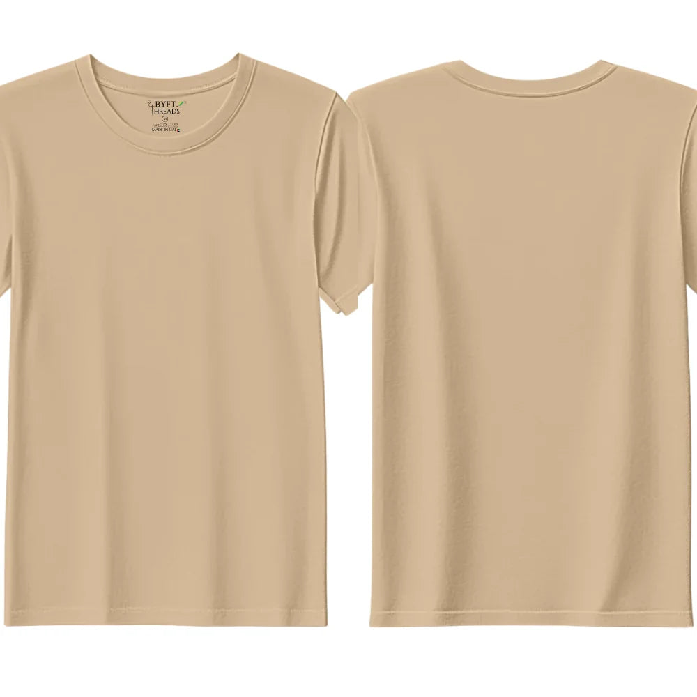 BYFT Threads Round Neck Plain T-Shirt