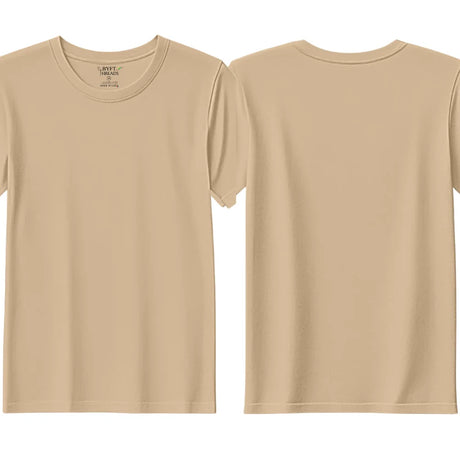 BYFT Threads Round Neck Plain T-Shirt