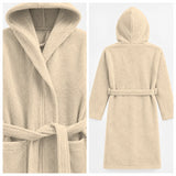 BYFT Daffodil Kids Hooded Bathrobe Luxury Cotton Soft, Absorbent, Quick-Dry