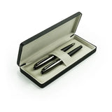 BYFT Black Metal Pen Set with Matte & Glossy Finish in PU Leather Box Set of 01