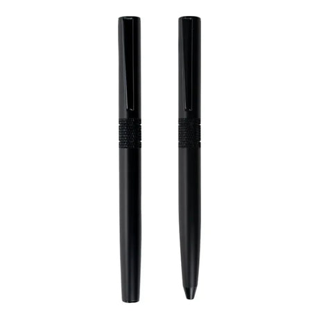 BYFT Black Metal Pen Set with Matte Finish in Hardboard Slide to Open Box Set of 01