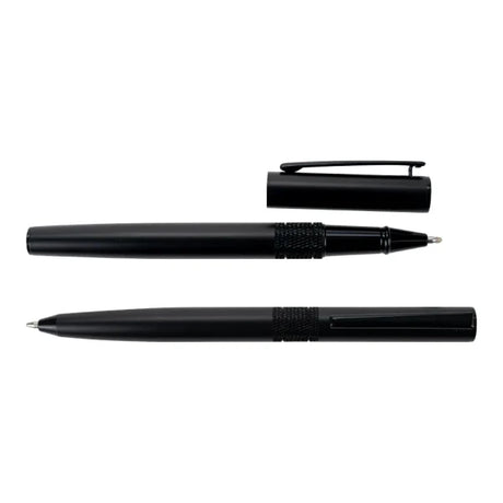 BYFT Black Metal Pen Set with Matte Finish in Hardboard Slide to Open Box Set of 01