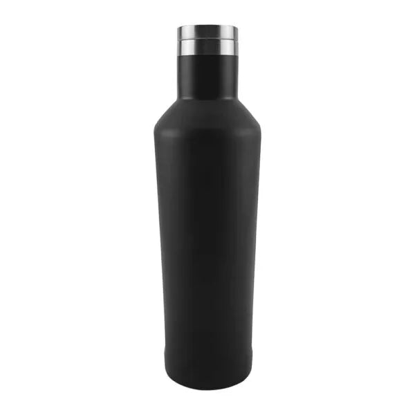BYFT Stainless Steel Bottles Matte Black Texture 80 x 260 mm - 500 ml Set of 01