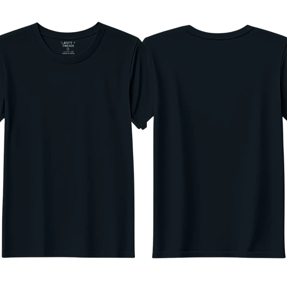 BYFT Threads Round Neck Plain T-Shirt