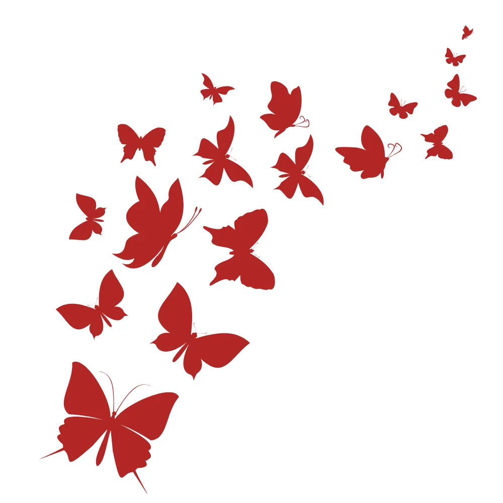 BYFT Artistic Butterfly Tote Bag – Elegant Butterfly Print Reusable Tote | Everyday Carry Bag (Set of 1)