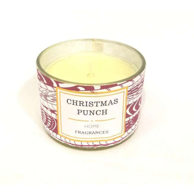 BYFT Scented Candle - 5cm - Christmas Punch - Festive Aromatic Candle for Holiday Décor