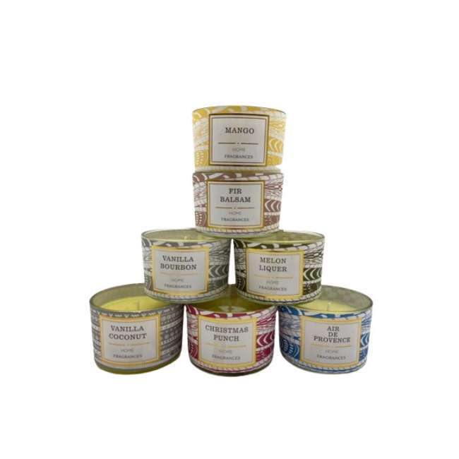 BYFT Scents Candle - 5cm - Assorted Set - Variety Pack of Mini Aromatic Candles for Home & Gifts