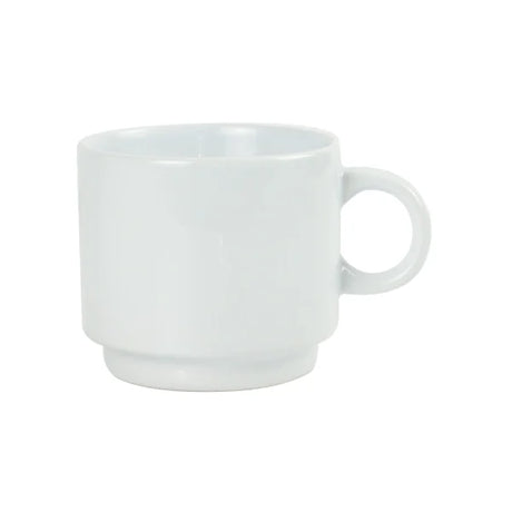 BYFT Ceramic Cups 10 Oz Glossy Finish White Color