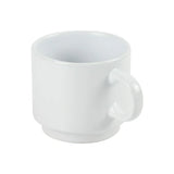 BYFT Ceramic Cups 10 Oz Glossy Finish White Color