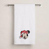 BYFT Embroidered For You Personalised Cotton Towel - Christmas - Minnie Face Design High Quality Embroidery Perfect For Gifting