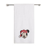 BYFT Embroidered For You Personalised Cotton Towel - Christmas - Minnie Face Design High Quality Embroidery Perfect For Gifting
