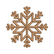 BYFT Embroidered For You Personalised Cotton Towel - Christmas - Snowflakes Design High Quality Embroidery Perfect For Gifting