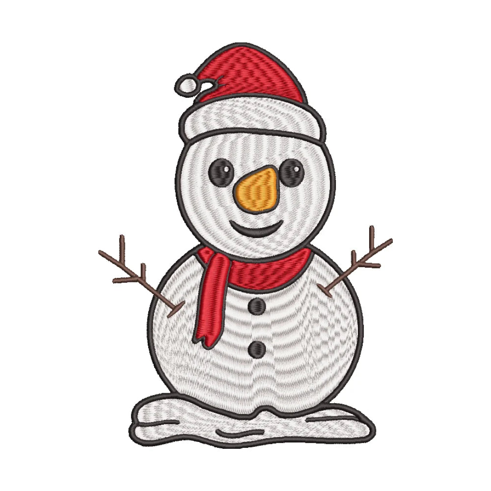 BYFT Embroidered For You Personalised Cotton Towel - Christmas - Classic Snowman with Red Scarf Design High Quality Embroidery Perfect For Gifting