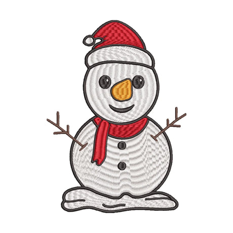 BYFT Embroidered For You Personalised Cotton Towel - Christmas - Classic Snowman with Red Scarf Design High Quality Embroidery Perfect For Gifting