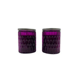 BYFT Colored Jar Scented Candle - Herbal Lavender | Relaxing Floral Aromatherapy Candle