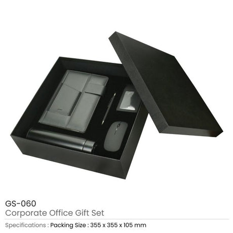 BYFT Corporate Office Gift Set in Black Cardboard Box Set of 01