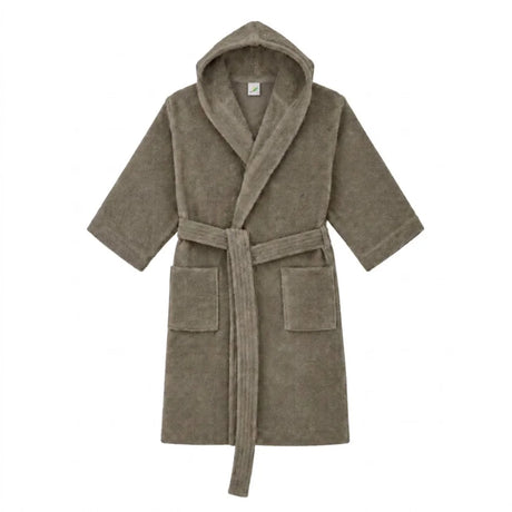 BYFT Daffodil Kids Hooded Bathrobe Luxury Cotton Soft, Absorbent, Quick-Dry