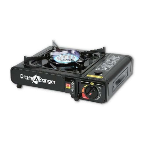 Desert Ranger Portable Butane Gas Stove - Compact & Efficient Outdoor Cooking Solution
