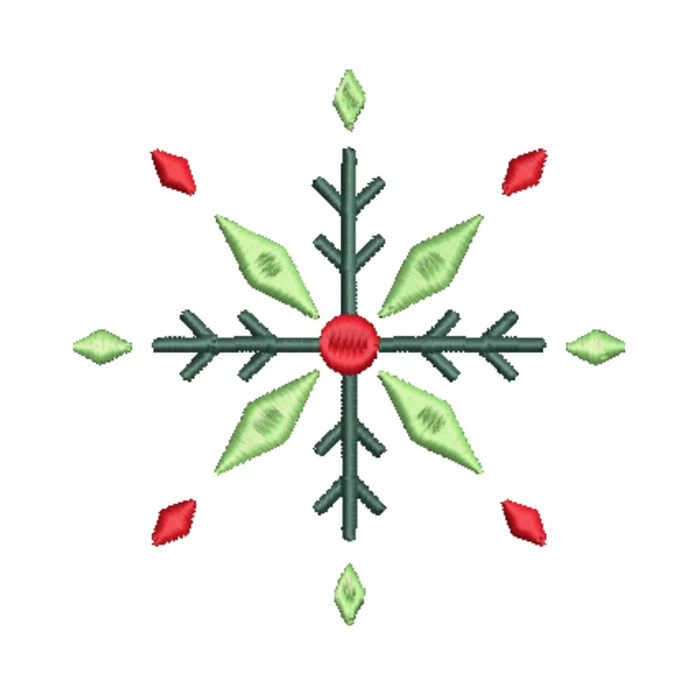 BYFT Embroidered For You Personalised Cotton Towel - Christmas - Diamond Snowflake Design High Quality Embroidery Perfect For Gifting