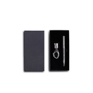 BYFT Twist Pen With Hand Shaped Holder With Brass Material Pen Stand - Blue Ink